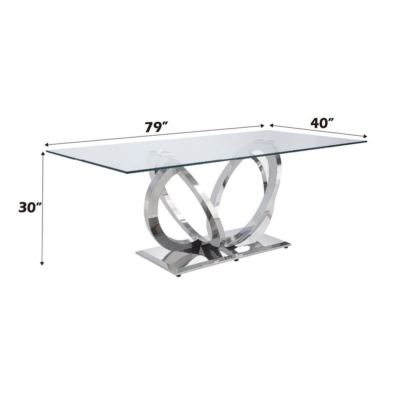Acme Furniture Finley 68260 Dining Table IMAGE 4