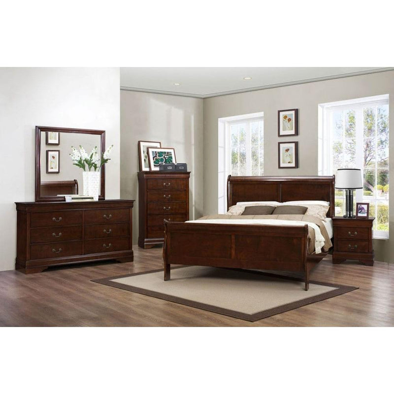 Titus Furniture Louis Philippe Full Sleigh Bed LP-54-DC IMAGE 2