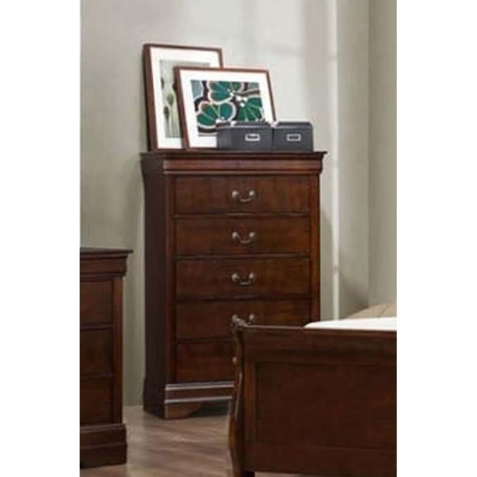 Titus Furniture Louis Philippe 5-Drawer Chest LP-C-DC IMAGE 1