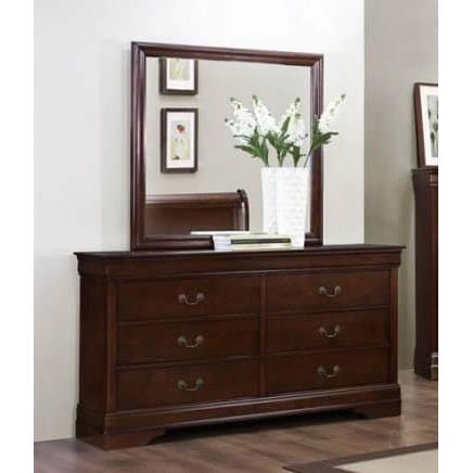 Titus Furniture Louis Philippe Dresser Mirror LP-DM-DC IMAGE 1