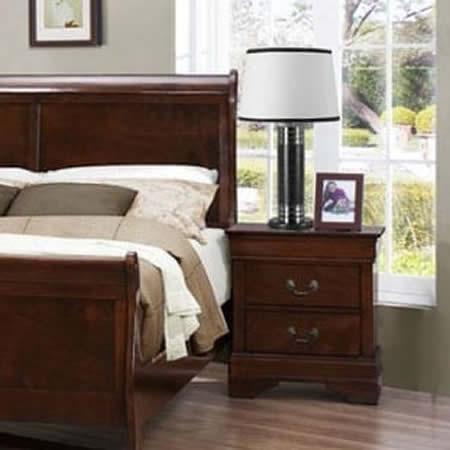 Titus Furniture Louis Philippe 2-Drawer Nightstand LP-NS-DC IMAGE 1