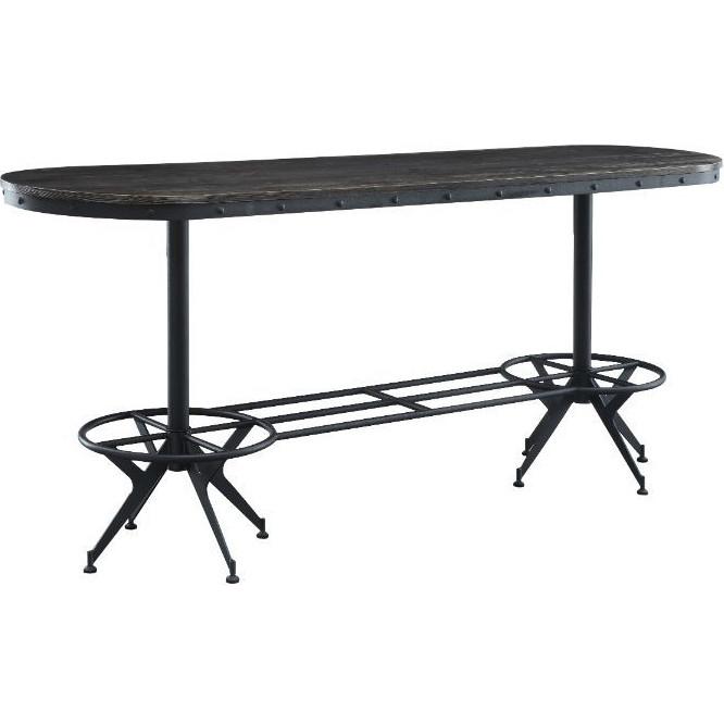 Acme Furniture Zangief Counter Height Dining Table with Trestle Base 73990 IMAGE 2