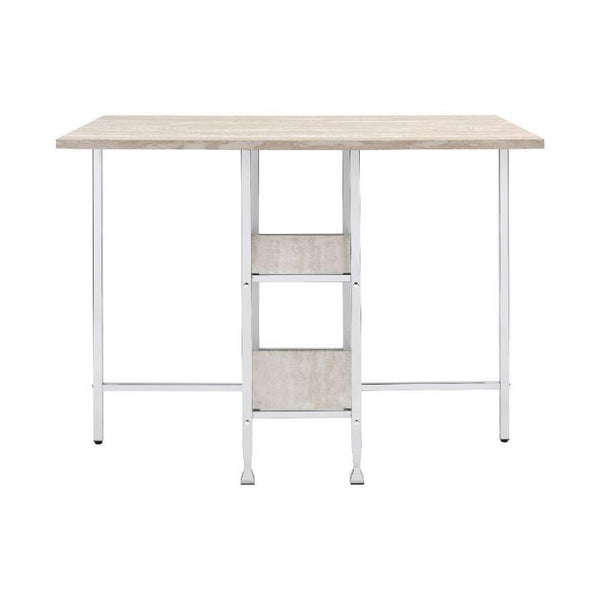 Acme Furniture Raine Counter Height Dining Table with Trestle Base 74005 IMAGE 1