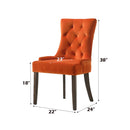 Acme Furniture Farren 77164 Side Chair - Orange IMAGE 6