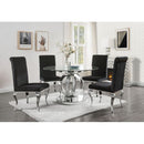 Acme Furniture Ornat 77835 Dining Table IMAGE 3