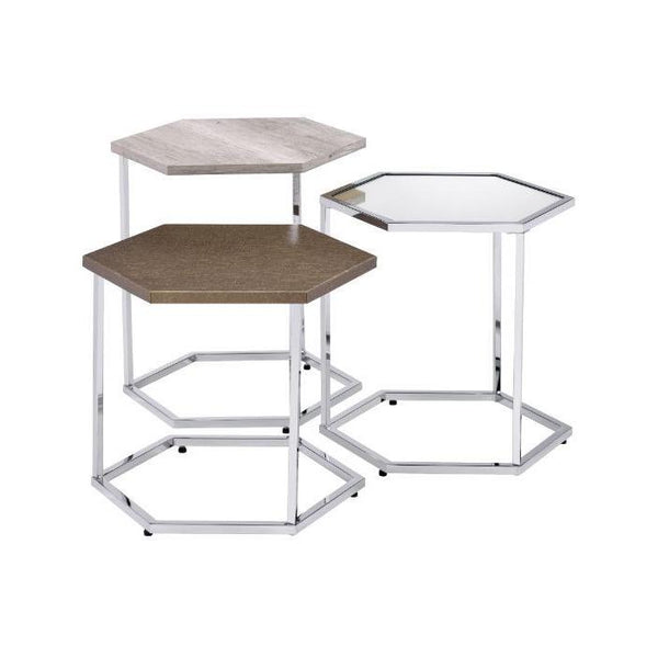 Acme Furniture Simno Occasional Table Set 82105 IMAGE 1