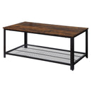 Acme Furniture Taurus 83960 Coffee Table - Rustic Oak & Black IMAGE 1
