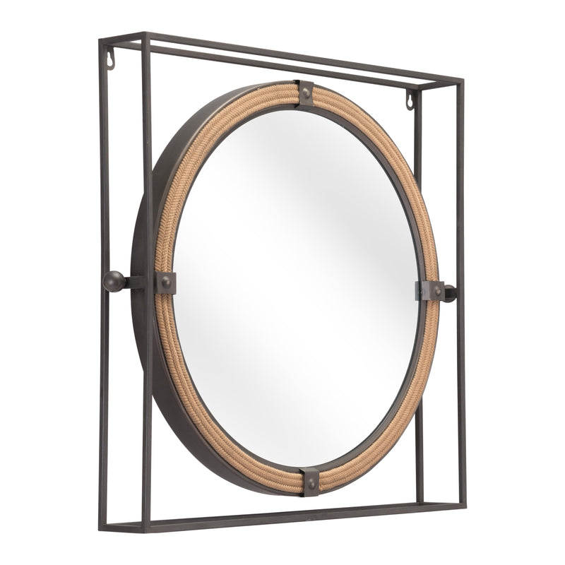  Zuo Capell A12222 Mirror - Antique Grey IMAGE 1