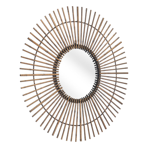  Zuo Dimond A12223 Mirror - Gold IMAGE 1