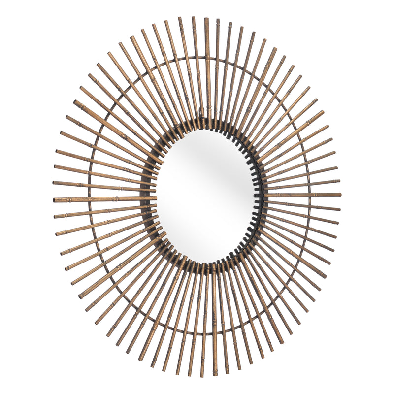  Zuo Dimond A12223 Mirror - Gold IMAGE 1