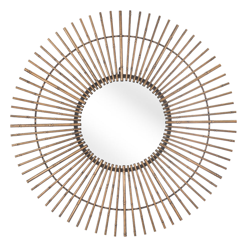  Zuo Dimond A12223 Mirror - Gold IMAGE 2