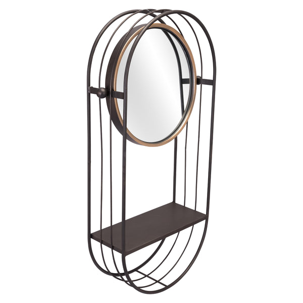  Zuo Saroni A12234 Mirror Shelf - Antique Grey IMAGE 1