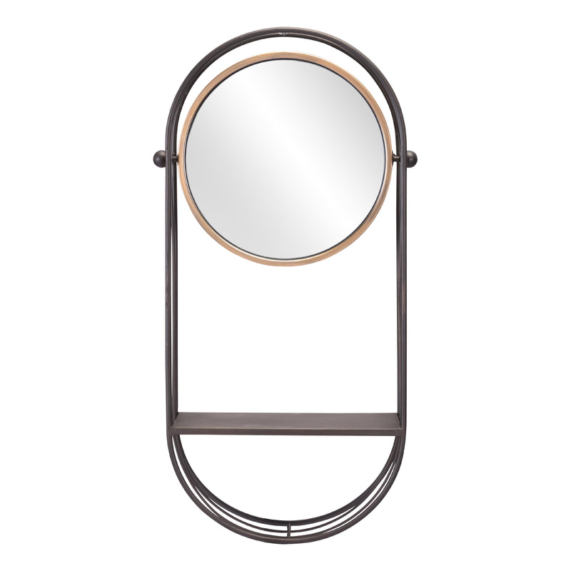  Zuo Saroni A12234 Mirror Shelf - Antique Grey IMAGE 2