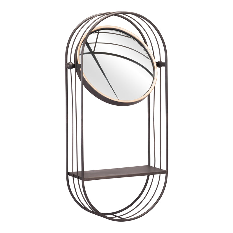  Zuo Saroni A12234 Mirror Shelf - Antique Grey IMAGE 4