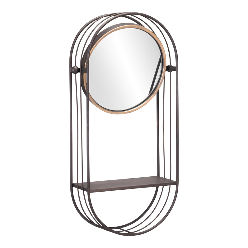  Zuo Saroni A12234 Mirror Shelf - Antique Grey IMAGE 5