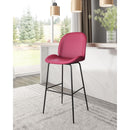  Zuo Miles 101742 Barstool - Red IMAGE 8