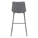  Zuo Byron 101772 Barstool - Grey IMAGE 4