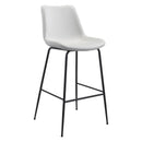  Zuo Byron 101773 Barstool - White IMAGE 1