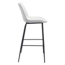  Zuo Byron 101773 Barstool - White IMAGE 2