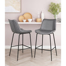  Zuo Byron 101775 Counter Stool - Grey IMAGE 9