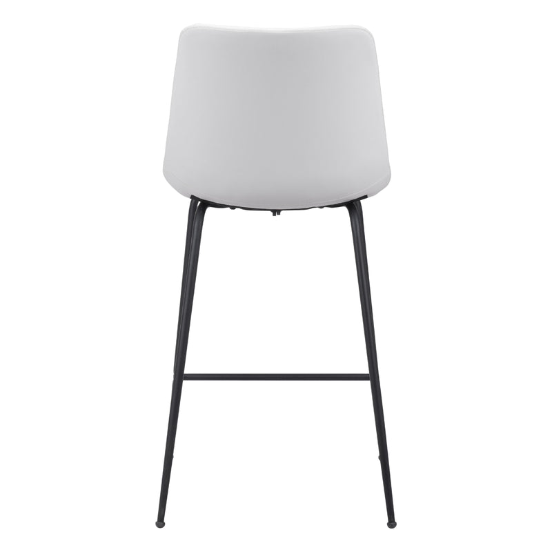  Zuo Byron 101776 Counter Stool - White IMAGE 4