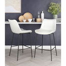  Zuo Byron 101776 Counter Stool - White IMAGE 9