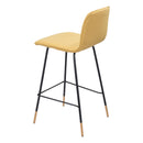  Zuo Var 101894 Counter Stool - Yellow IMAGE 5