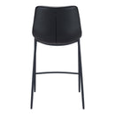  Zuo Magnus 101923 Barstool - Black IMAGE 4