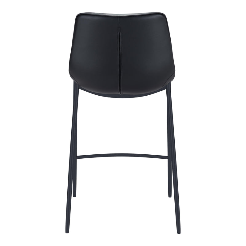  Zuo Magnus 101923 Barstool - Black IMAGE 4
