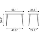  Zuo Deus 101890 Counter Height Dining Table IMAGE 8