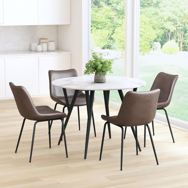  Zuo Byron 101777 Dining Chair - Brown IMAGE 9