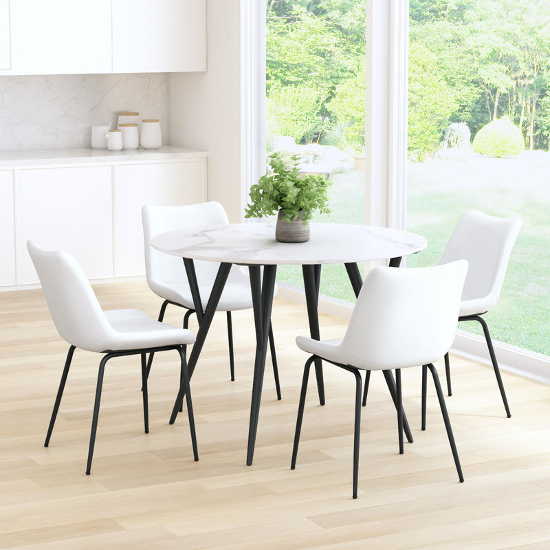  Zuo Byron 101779 Dining Chair - White IMAGE 9