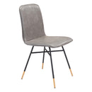  Zuo Var 101893 Dining Chair - Grey IMAGE 1