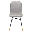  Zuo Var 101893 Dining Chair - Grey IMAGE 3