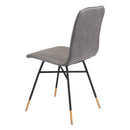  Zuo Var 101893 Dining Chair - Grey IMAGE 5