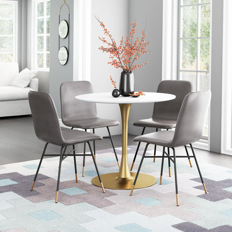  Zuo Var 101893 Dining Chair - Grey IMAGE 9