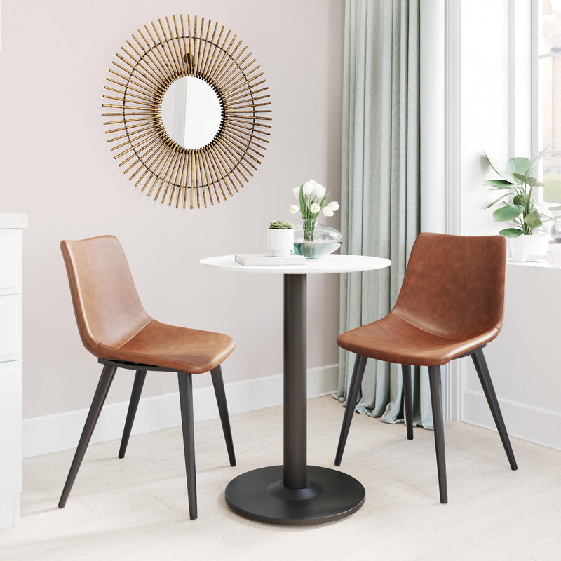  Zuo Daniel 101947 Dining Chair - Vintage Brown IMAGE 8