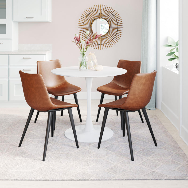  Zuo Daniel 101947 Dining Chair - Vintage Brown IMAGE 9