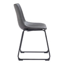  Zuo Smart 101995 Dining Chair - Charcoal IMAGE 2