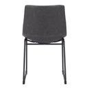  Zuo Smart 101995 Dining Chair - Charcoal IMAGE 4