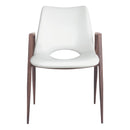  Zuo Desi 109068 Dining Chair - White & Walnut IMAGE 3