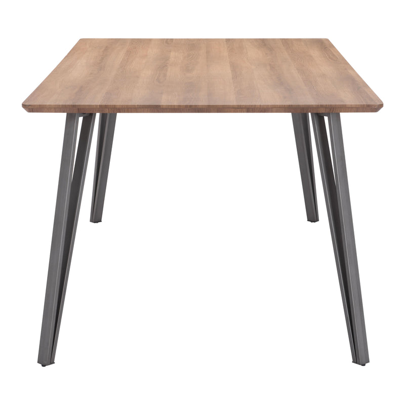  Zuo Perpignan 101888 Dining Table - Brown IMAGE 2