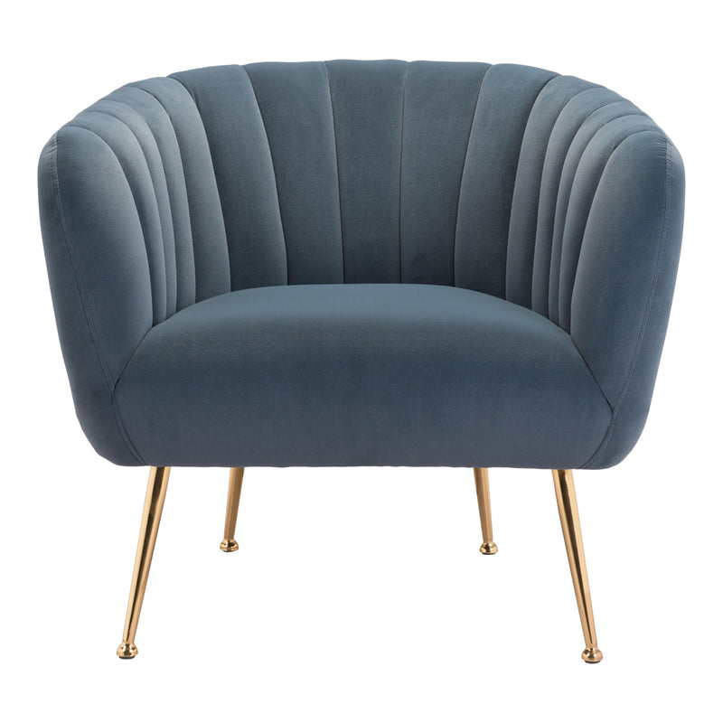  Zuo Deco 101852 Accent Chair - Grey IMAGE 3