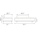  Zuo Confection 101925 Sofa - Brown IMAGE 11