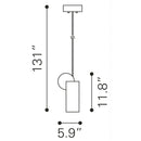  Zuo Martiza 56106 Ceiling Lamp - Gold & Black IMAGE 12