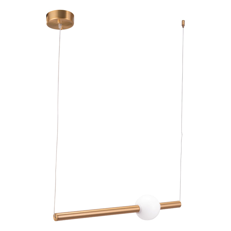  Zuo Adeo 56108 Ceiling Lamp - Brass IMAGE 6