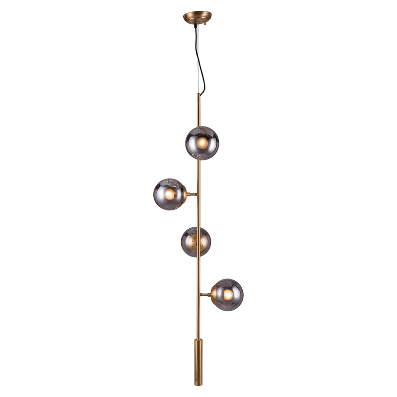  Zuo Zatara 56111 Ceiling Lamp - Brass IMAGE 2