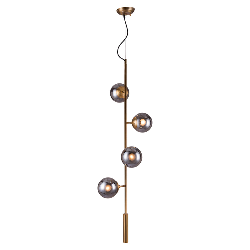  Zuo Zatara 56111 Ceiling Lamp - Brass IMAGE 3