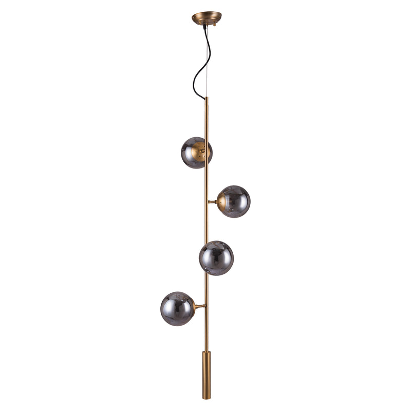  Zuo Zatara 56111 Ceiling Lamp - Brass IMAGE 7