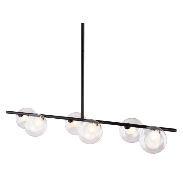  Zuo Keyoz 56112 Ceiling Lamp - Black IMAGE 1